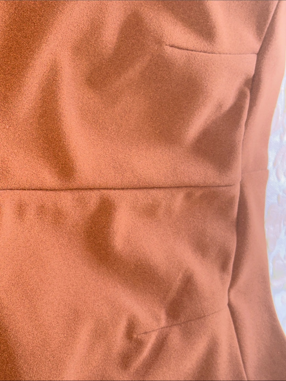 SHEIN Two-Pack Women's Straight Leg Trousers in Rust and Light Gray Plaid size 6 - Picture 9 of 9